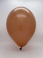 Inflated Balloon Image 5" Ellie's Brand Latex Balloons Milk Chocolate (100 Per Bag)