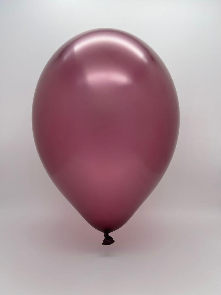 Inflated Balloon Image 24" Ellie's Brand Latex Balloons Pearl Merlot (10 Per Bag)
