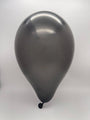 Inflated Balloon Image 19" Gemar Latex Balloons (Bag of 25) Metallic Metallic Black