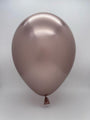 Inflated Balloon Image 19" Gemar Latex Balloons Pack Of 25 Shiny Rose Gold