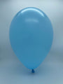 Inflated Balloon Image 5" Gemar Latex Balloons (Bag of 100) Standard Baby Blue
