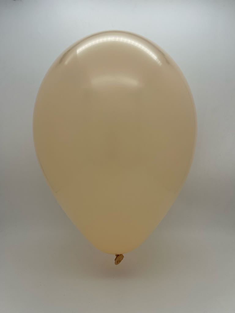 Inflated Balloon Image 12" Gemar Latex Balloons (Bag of 50) Standard Blush