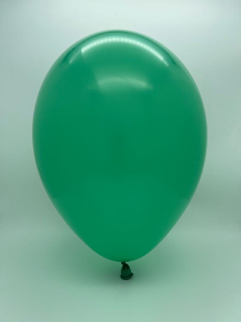 Inflated Balloon Image 260G Gemar Latex Balloons (Bag of 50) Modelling/Twisting Deep Green
