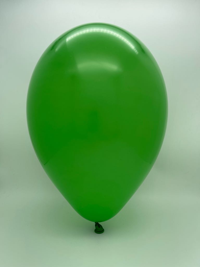 Inflated Balloon Image 360G Gemar Latex Balloons (Bag of 50) Modelling/Twisting Green