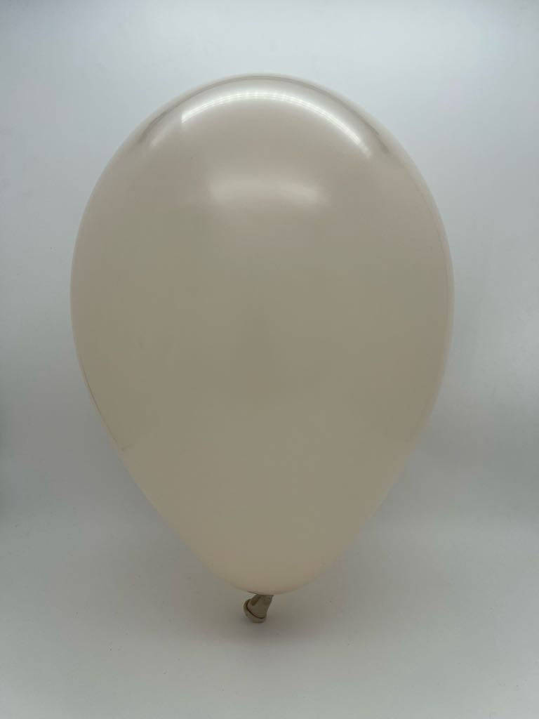 Inflated Balloon Image 5" Gemar Latex Balloons (Bag of 100) Standard Latte