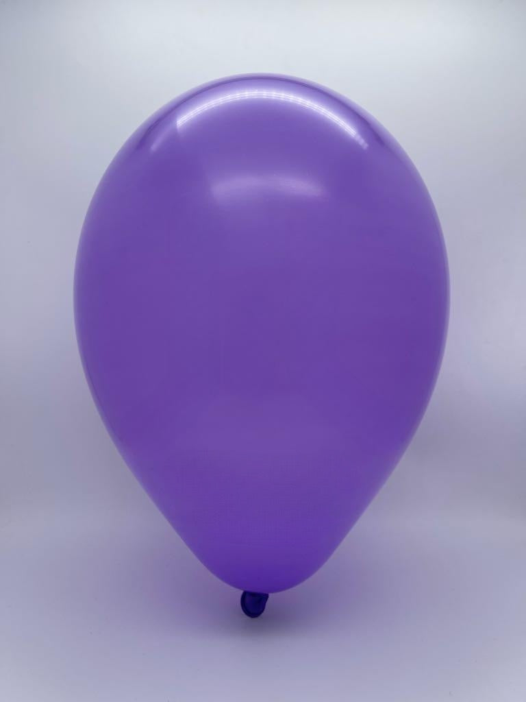 Inflated Balloon Image 19" Gemar Latex Balloons (Bag of 25) Standard Lavender