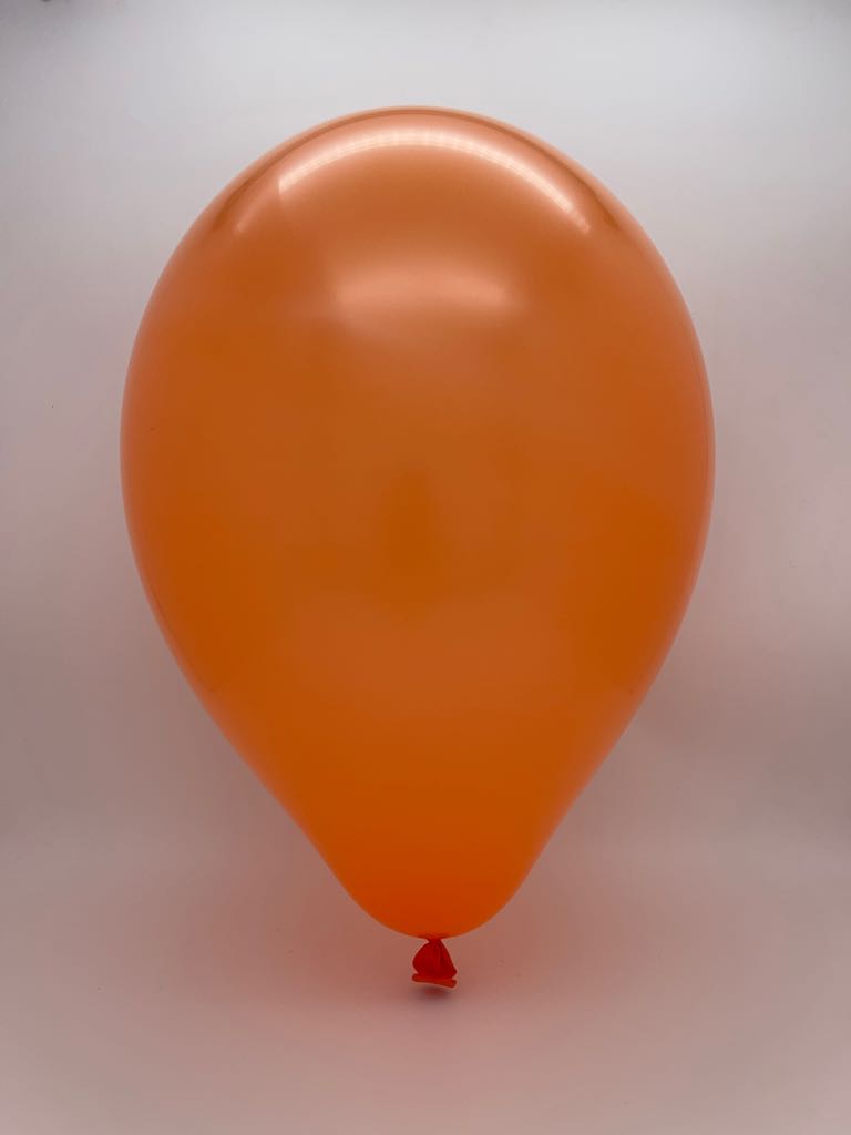 Inflated Balloon Image 160G Gemar Latex Balloons (Bag of 50) Modelling/Twisting Orange