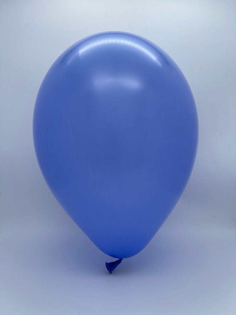 Inflated Balloon Image 260G Gemar Latex Balloons (Bag of 50) Modelling/Twisting Periwinkle