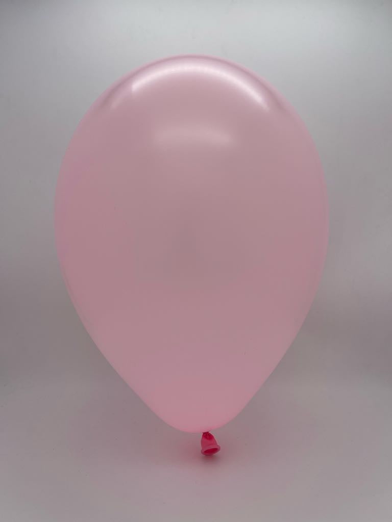 Inflated Balloon Image 5" Gemar Latex Balloons (Bag of 100) Standard Pink