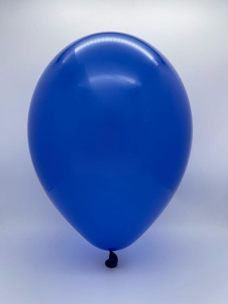 Inflated Balloon Image 160G Gemar Latex Balloons (Bag of 50) Modelling/Twisting Royal Blue
