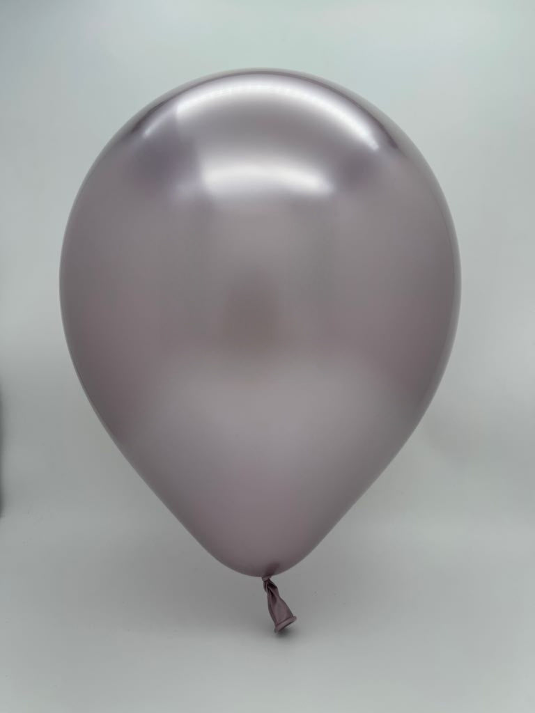 Inflated Balloon Image 18" Kalisan Latex Balloons Mirror Pink Gold (25 Per Bag)