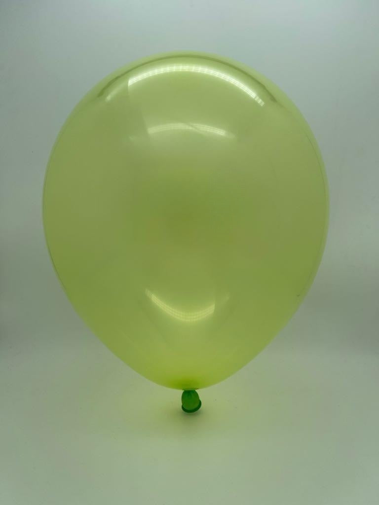 Inflated Balloon Image 36" Kalisan Latex Balloons Pure Crystal Pastel Green (2 Per Bag)