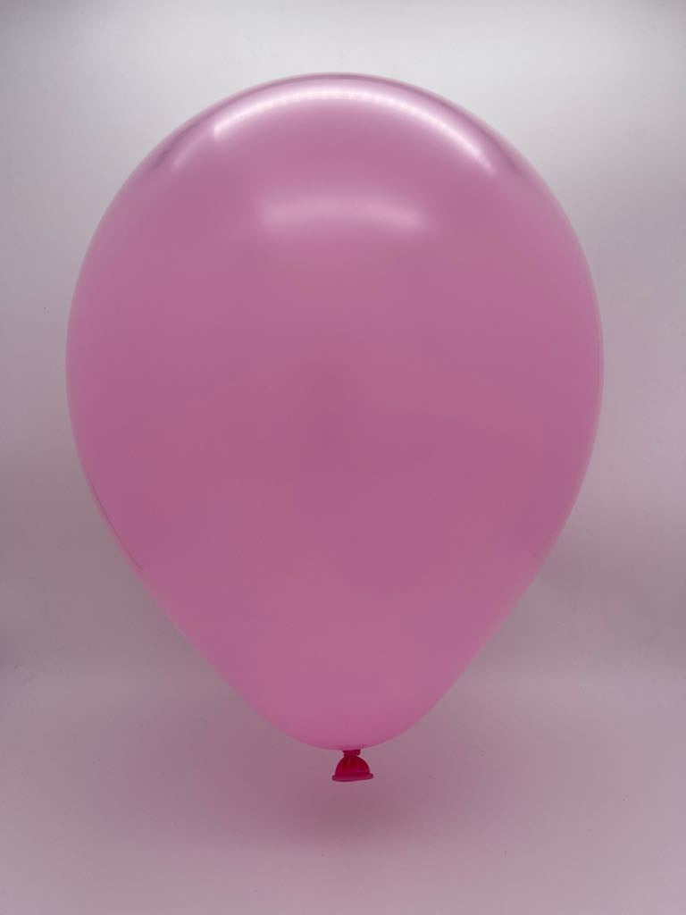 Inflated Balloon Image 18" Kalisan Latex Balloons Standard Candy Pink (25 Per Bag)
