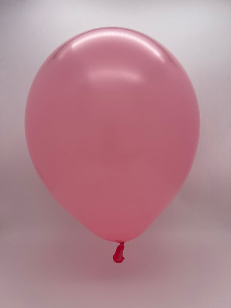 Inflated Balloon Image 18" Kalisan Latex Balloons Standard Flamingo Pink (25 Per Bag)