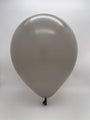 Inflated Balloon Image 160K Kalisan Nozzle Up Twisting Latex Balloons Standard Grey (50 Per Bag)