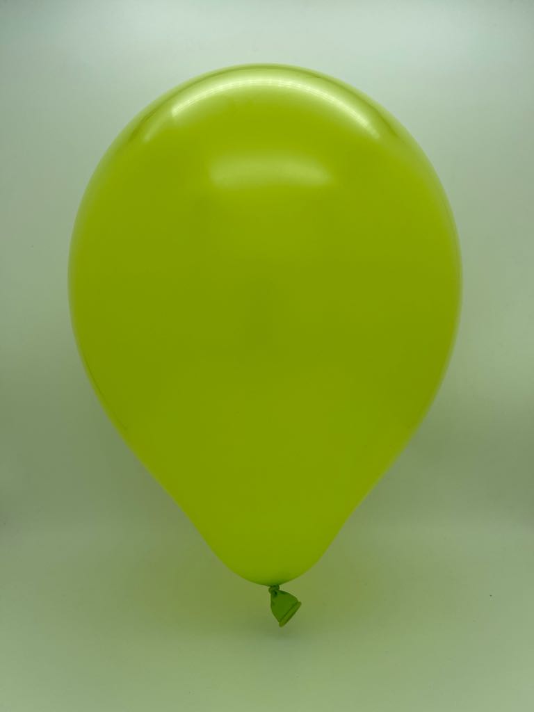 Inflated Balloon Image 260K Kalisan Twisting Latex Balloons Standard Lime Green (50 Per Bag)