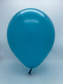 Inflated Balloon Image 5" Kalisan Latex Balloons Standard Turquoise (50 Per Bag)