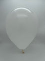 Inflated Balloon Image 12" Kalisan Latex Balloons Standard White (500 Per Bag)