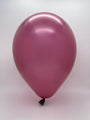Inflated Balloon Image 11" Metallic Burgundy Decomex Linking Latex Balloons (100 Per Bag)