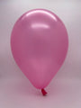 Inflated Balloon Image 12" Metallic Dark Pink Decomex Latex Balloons (100 Per Bag)