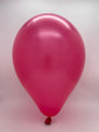Inflated Balloon Image 5" Metallic Fuchsia Decomex Latex Balloons (100 Per Bag)