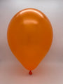 Inflated Balloon Image 12" Metallic Orange Decomex Latex Balloons (100 Per Bag)