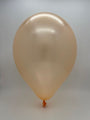 Inflated Balloon Image 5" Metallic Peach Decomex Latex Balloons (100 Per Bag)