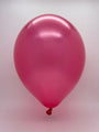 Inflated Balloon Image 11" Pearl Metallic Fuchsia Tuftex Latex Balloons (100 Per Bag)