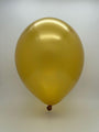 Inflated Balloon Image 11" Pearl Metallic Gold Tuftex Latex Balloons (100 Per Bag)