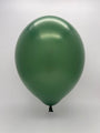 Inflated Balloon Image 17 Inch Tuftex Latex Balloons (50 Per Bag) Forest Green