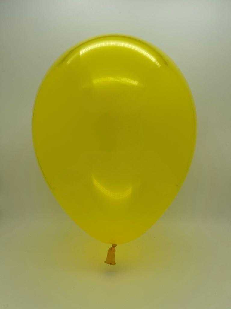 Inflated Balloon Image 36" Qualatex Latex Balloons (2 Pack) Jewel Citrine Yellow