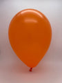 Inflated Balloon Image 9" Qualatex Latex Balloons ORANGE (100 Per Bag)