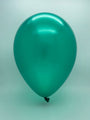 Inflated Balloon Image 11" Qualatex Latex Balloons Pearl EMERALD (100 Per Bag)