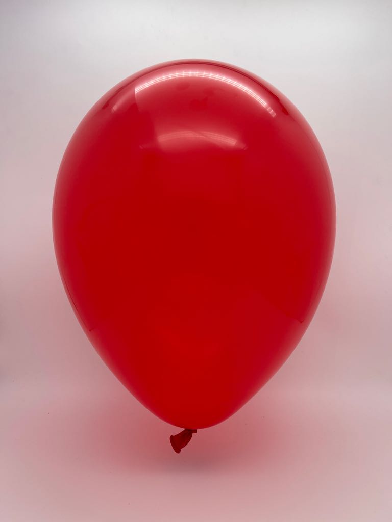 Inflated Balloon Image 36" Qualatex Latex Balloons (2 Pack) Jewel Ruby Red