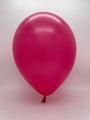Inflated Balloon Image 16" Qualatex Latex Balloons WILD BERRY (50 Per Bag)
