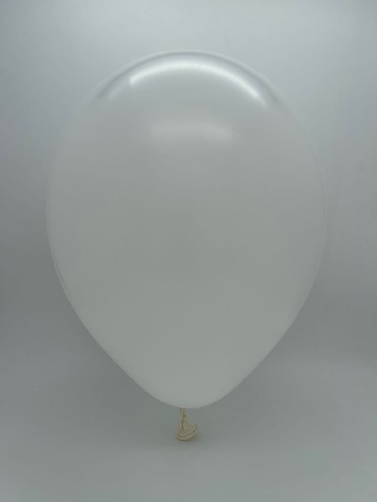 Inflated Balloon Image 36" Standard White Decomex Latex Balloons (5 Per Bag)