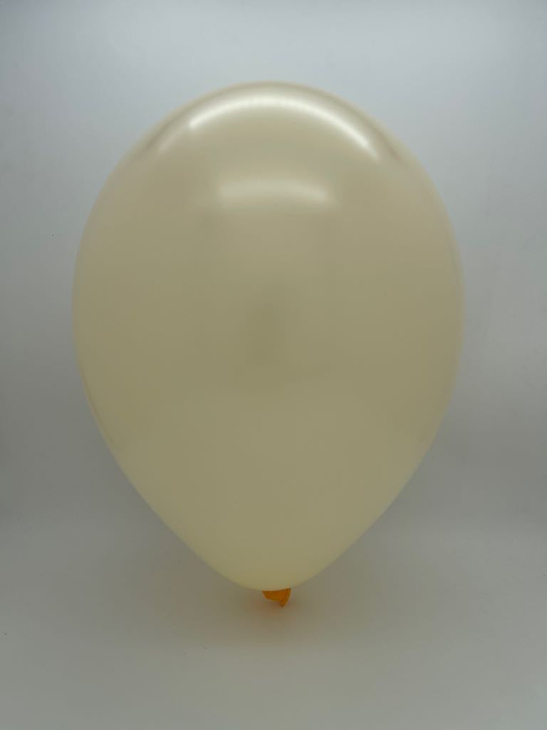 Inflated Balloon Image 5 Inch Tuftex Latex Balloons (50 Per Bag) Blush