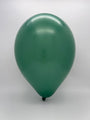 Inflated Balloon Image 17 Inch Tuftex Latex Balloons (50 Per Bag) Evergreen