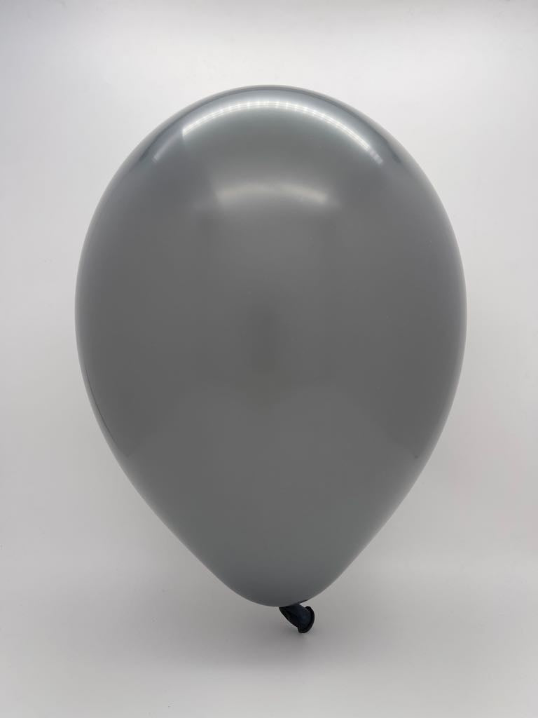 Inflated Balloon Image 36" Gray Smoke Tuftex Latex Balloons (2 Per Bag)