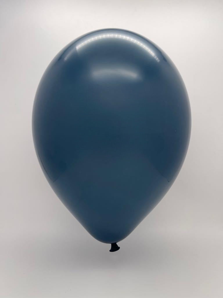 Inflated Balloon Image 17" Navel Tuftex Latex Balloons (50 Per Bag) Naval