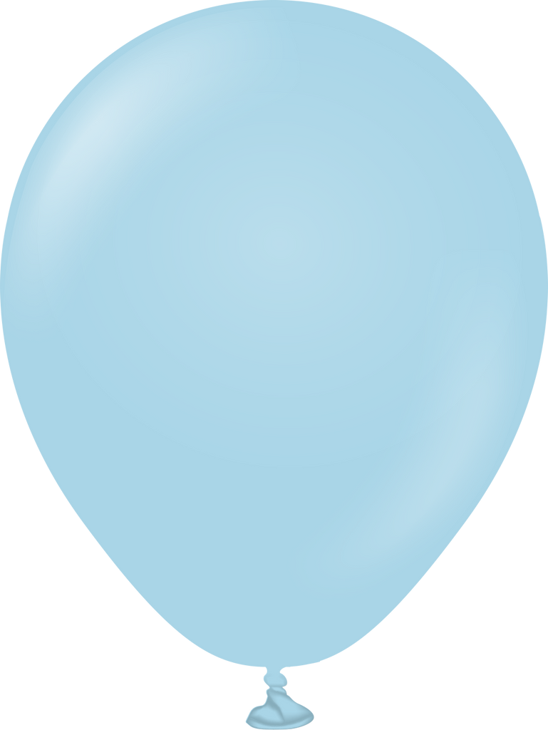 5" Kalisan Latex Balloons Pastel Matte Macaroon Blue (1000 Per Bag)