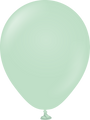 5" Kalisan Latex Balloons Pastel Matte Macaroon Green (1000 Per Bag)