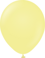 12" Kalisan Latex Balloons Pastel Matte Macaroon Yellow (500 Per Bag)