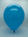 Not Inflated 260K Nozzle Up Kalisan Twisting Latex Balloons Standard Caribbean Blue (50 Per Bag) Manufactured By Kalisan In Turkey for Bargain Balloons