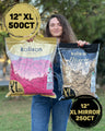 XL Bags 12" Kalisan Latex Balloons Pastel Matte Macaroon Pink (500 Per Bag)