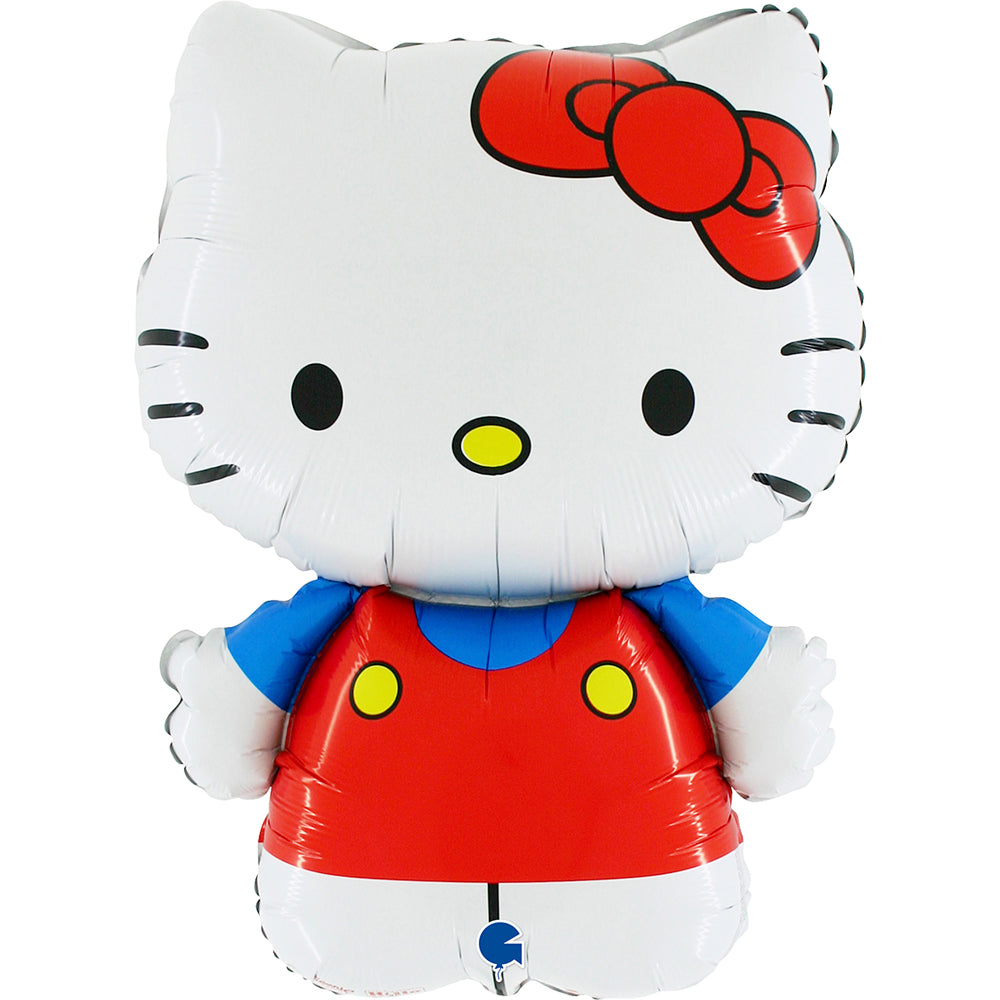 Uninflated 32 Inches Hello Kitty Red Foil Balloon Manufacturered By Grabo