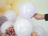 Macaron Pale Collection 3 New Kalisan Nozzle Up Latex Balloons