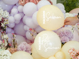 Macaron Pale Collection 6 New Kalisan Nozzle Up Latex Balloons