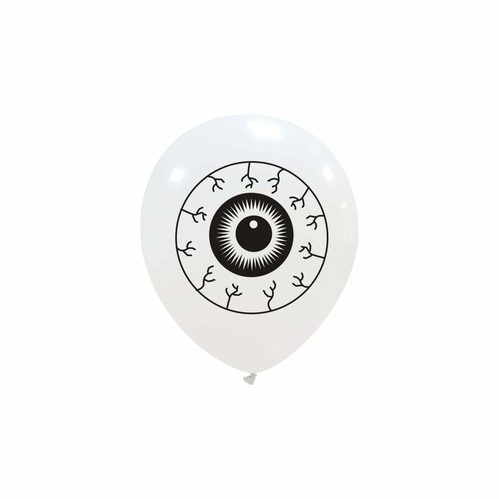 Uninflated 5 Inches Monster Eyeball 1 sided (100 Per Bag) Cattex Brand Latex Balloons Manufacturered By Cattex