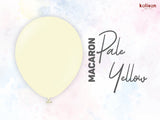 Pale Yellow Kalisan Nozzle Up latex balloons collection 12